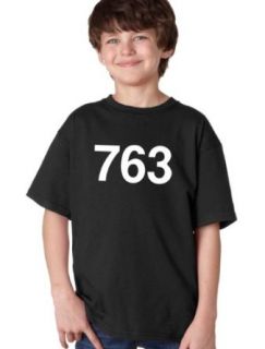 763 AREA CODE Youth Unisex T shirt / Brooklyn Park, Maple Grove, Plymouth Clothing