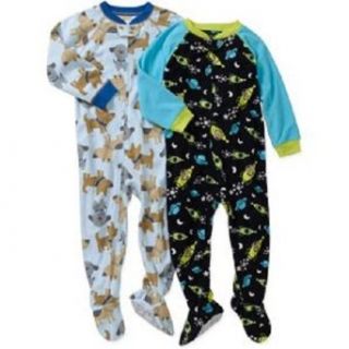 Carter's Fleece 2 Pack Footed Pajamas   12m Clothing