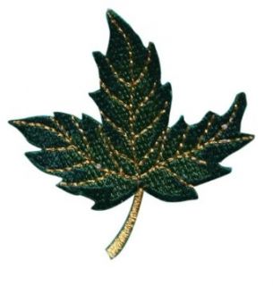 ID #1395 Maple Leaf Fall Autumn Embroidered Iron On Applique Patch Clothing
