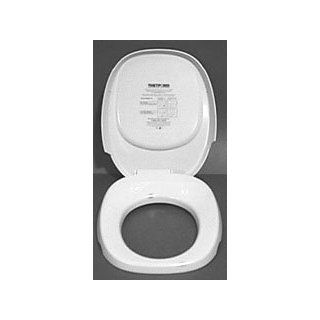 RV Toilet Seat & Cover, White by Thetford    