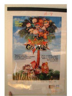 Rugrats Gone Wild Artist Trade Ad Proof Like a Poster Cast Best Animated Feature   Artwork