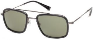 John Varvatos V789 V789BLA58 Square Sunglasses,Black,58 mm Clothing