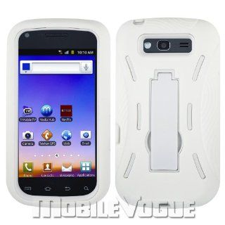 Samsung Galaxy S Blaze 4G / T769 White Combo Silicone Case Cell Phones & Accessories