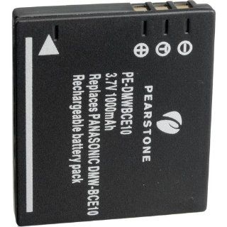 Pearstone DMW BCE10 Lithium Ion Battery Pack (3.7V, 770mAh)  Digital Camera Batteries  Camera & Photo