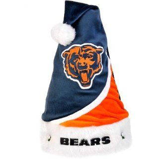 Forever Collectibles Chicago Bears Santa Hat  Sports Fan Novelty Headwear  Sports & Outdoors