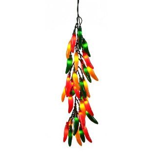 Vickerman 35Lt Red 48" Chili Pepper Bunch Indoor V11CP33   Christmas Tree Toppers