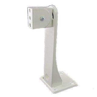 Wht Metal Wall Mount Bracket Stand for CCD CCTV Camera Electronics