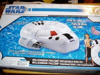STAR WARS MILLENIUM FALCON INFLATABLE POOL FLOAT RAFT Toys & Games