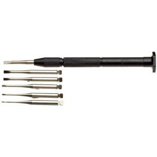 Brown & Sharpe 599 797 Stainless Steel Jewelers Screwdriver Set, 1 Piece Precision Measurement Products
