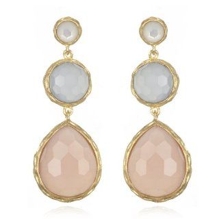 3 Tier Pastel Pear Drop Earring Dangle Earrings Jewelry