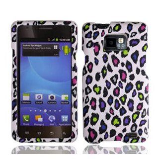 For At&t Samsung I777 Galaxy S 2 Accessory   Color Leopard Hard Case Proctor Cover + Lf Stylus Pen Cell Phones & Accessories