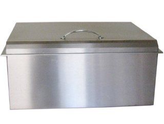FLO Grills 304 Stainless Steel 28" x 21" Insulated Drop in Ice Chest  Patio, Lawn & Garden