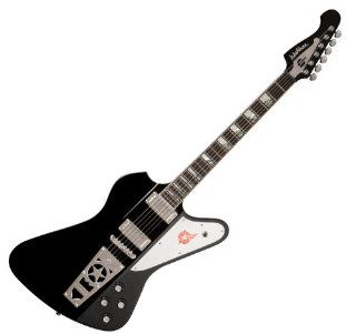 Washburn Ps12b Paul Stanley Kiss Black Starfire Electric Guitar with a gigbag Musical Instruments