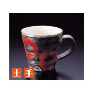 mug kbu778 07 782 [3.35 x 3.15 inch  260 cc] Japanese tabletop kitchen dish Shigaraki ware mug carbide red mug [8.5 x 8cm ? 260 cc ] farm product handmade coffee cafe Tableware restaurant business kbu778 07 782 Kitchen & Dining