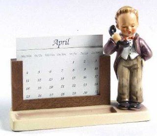 Goebel Hummel Germany Figurine #778/a Hello Perpetual Calendar   Collectible Figurines