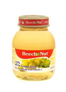 Beech Nut White Grape Juice, 4 Ounce Bottles (Pack of 12)  Baby Food Beverages  Grocery & Gourmet Food