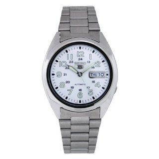 Seiko Men's SNX801 Stainless Steel Analog with White Dial Watch at  Men's Watch store.