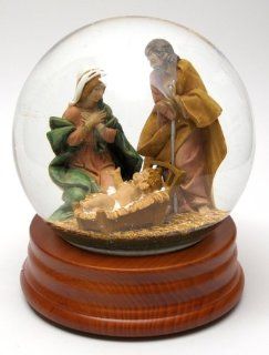 Roman Fontanini Holy Family Musical Waterglobe  Snow Globes  
