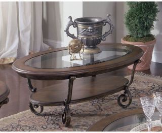 Riverside Fortunado Oval Cocktail Table   Coffee Tables