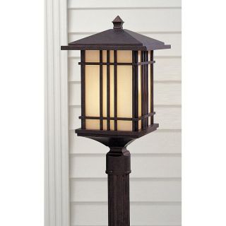 Feiss Prairie House OL1808WP Post Lantern   11.75W in.   Weathered Patina   Outdoor Post Lighting
