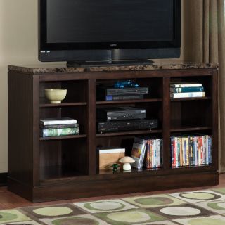 Standard Furniture Paramount Entertainment Console in Wenge with Grey Marble   TV Stands