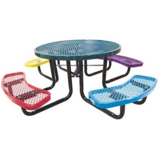 Leisure Craft Childrens Round Picnic Table   Picnic Tables