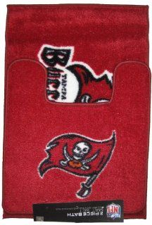 Tampa Bay Buccaneers NFL 2 Piece Bath Rug Mat Set  Sports Fan Area Rugs  Sports & Outdoors