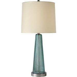 Trend Lighting TRE BT5763 Seafoam/Polished Chrome Chiara Table Lamp