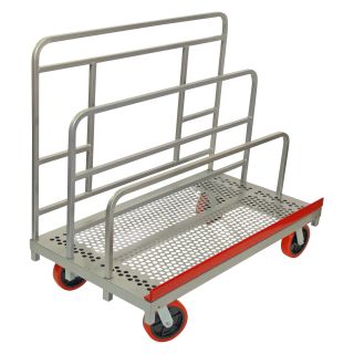 Raymond Products Heavy Duty Waterfall Panel/Sheet Mover with 2 Fixed and 2 Swivel 8 in. Quiet Poly Casters   Carts