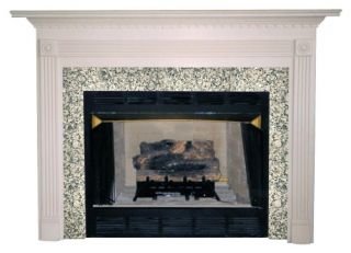 Agee Woodworks Sienna Wood Fireplace Mantel Surround   Fireplace Surrounds