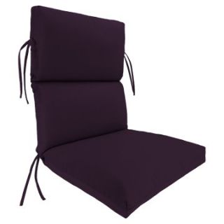 Jordan Manufacturing 44 x 20 Sunbrella High Back Dining Chair Cushion   Outdoor Cushions