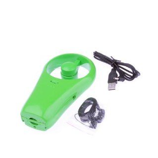 BestDealUSA Hand held Mini Super Mute USB Battery Operated Cooling Fan Green Computers & Accessories