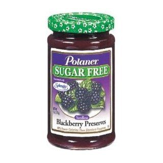 Polaner Sugar Free Blackberry Preserves Seedless   9 oz  Jams And Preserves  Grocery & Gourmet Food