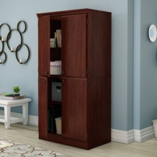Morgan 62.5 in. Storage Cabinet   Royal Cherry   Bookcases