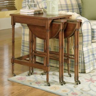 Plantation Cherry Nesting Tables   End Tables