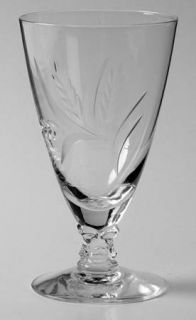 Fostoria Wheat Juice Glass   Stem #6051 1/2,Cut 837,Wheat