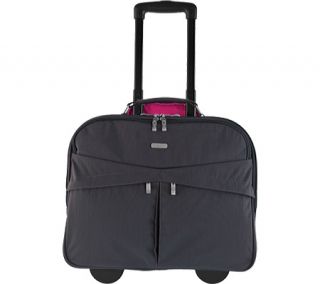 Womens baggallini SKY684 Skyline Rolling Briefcase   Charcoal