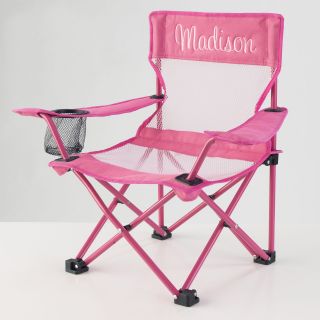 KidKraft Personalized Pink Camping Chair   Kids Outdoor Chairs