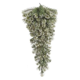 Vickerman Frosted Cashmere Teardrop   Christmas Swags