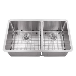 Schon SCRA604016 Double Basin Undermount Kitchen Sink   Kitchen Sinks