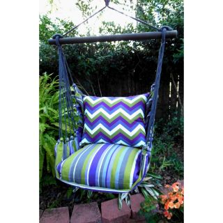 Magnolia Casual Regal Chevron Hammock Chair & Pillow Set   Hammock Chairs & Swings
