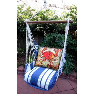 Magnolia Casual Seaside Hammock Chair & Pillow Set   Hammock Chairs & Swings