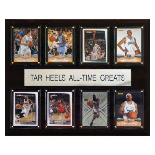 NCAA 12 x 15 in. Basketball North Carolina Tar Heels All Time Greats Plaque   Clocks & Wall Art