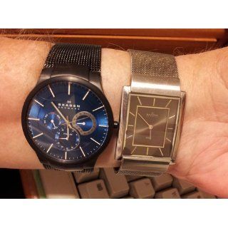 Skagen Men's 809XLTBN Titanium Blue Dial Watch at  Men's Watch store.