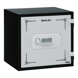 Stack On Personal Fire Safe   ETL Rated Fire Resistant, Electronic Lock, 17 3/8