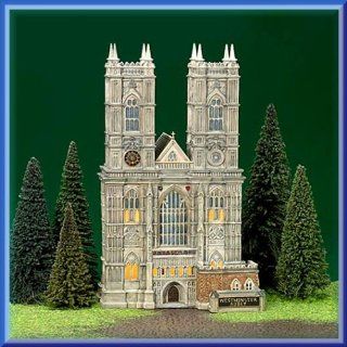 "Westminster Abbey" Facade, Dept. 56 Dickens Village Item #58517. Introduced 2002 and Retired 2005.   Holiday Collectible Buildings