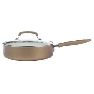 WearEver Pure Living 3.5 qt. Covered Skillet   Champagne   Fry Pans & Skillets