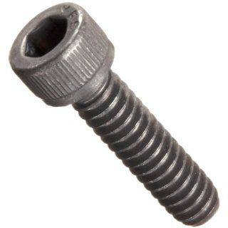 Alloy Steel Socket Cap Screw, Black Oxide Finish, Internal Hex Drive, Meets ASME B18.3/ASTM A574, 1/4" Length, Fully Threaded, #4 40 UNC Threads, Imported (Pack of 100) Socket Cap Screw Black Stainless