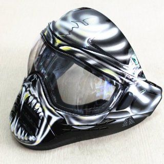 #5 Save Phace Dictator Skull Series Airsoft Paintball Anti Fog Lens Mask/Goggles   Paintball Remotes  Sports & Outdoors