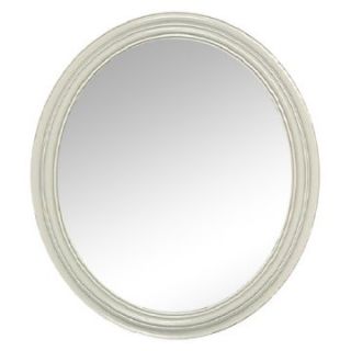 Hitchcock Butterfield Traditions Series Oval Wall Mirror   770   Floral White   Wall Mirrors